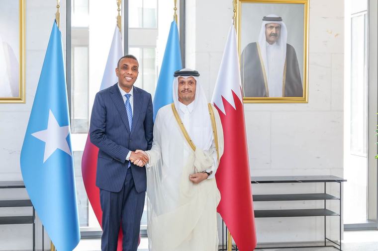 Somalia, Qatar Prime Ministers Meet in Doha to Deepen Strategic Ties