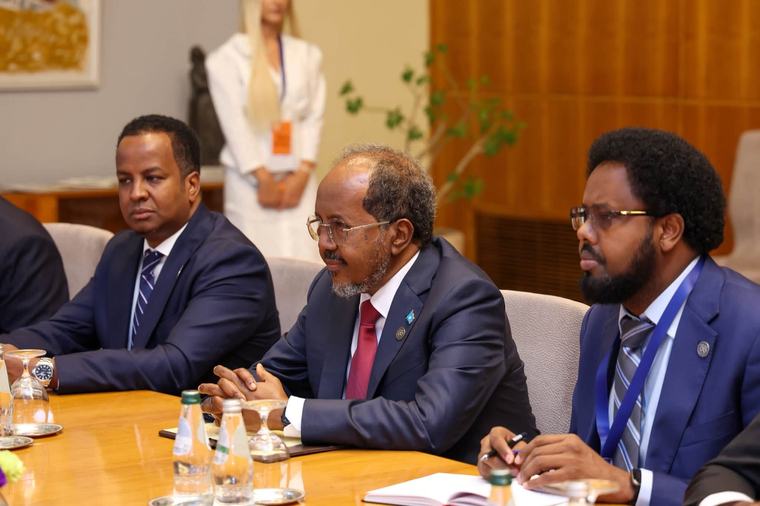 Madaxweyne Xasan Sheekh oo kulan la qaatay Madaxweynaha Serbia